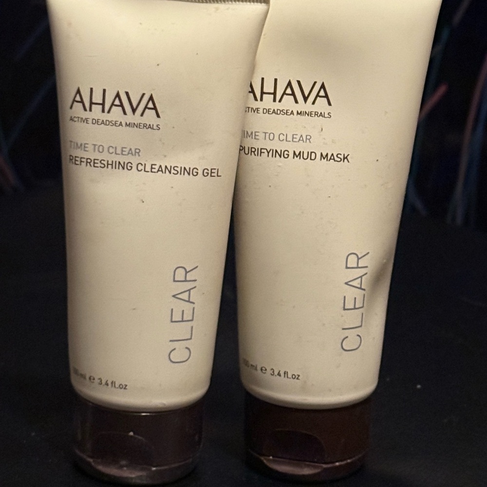 AHAVA Refreshing Cleansing Gel and Purifying Mud Mask Set